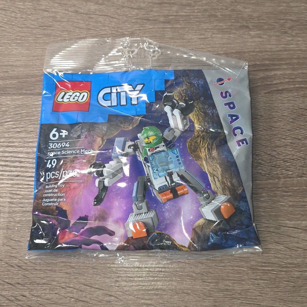 LEGO City Space Science Mech 30694 Polybag Astronaut Minifigure 49 Pcs Set